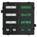 20venti pushbutton with backlit text/symbols and proximity sensor