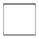 Square plastic frame Form