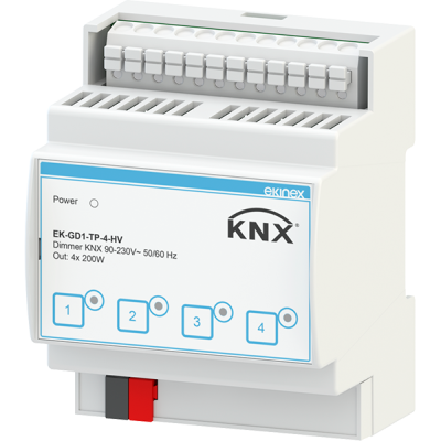 KNX Dimmer 90-230V~50/60Hz 4-channels