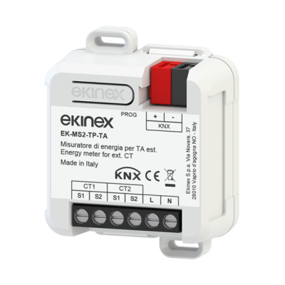 KNX single-phase secondary electricity meter