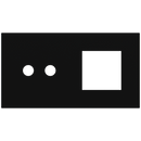 Magnetic rectangular plate Proxima + Socket