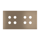 Magnetic plate 2-fold for 4-rocker push buttons Proxima series - Metal