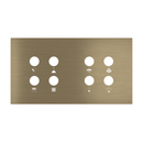 Magnetic plate 2-fold for 4-rocker push buttons Proxima series - Metal (Inscribed)