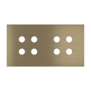 Magnetic plate 2-fold for 4-rocker push buttons Proxima series - Metal