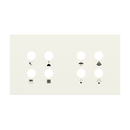 Magnetic plate 2-fold for 4-rocker push buttons Proxima series - Metal (Inscribed)
