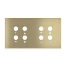 Magnetic plate 2-fold for 4-rocker push buttons Proxima series - Metal (Inscribed)