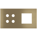 Magnetic rectangular plate Proxima + Socket