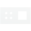 Magnetic rectangular plate Proxima + Socket