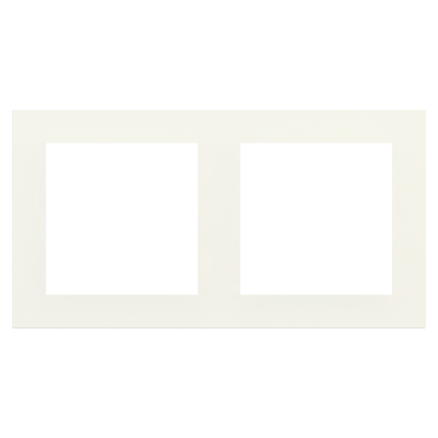 2-fold plastic plate, 55x55 windows