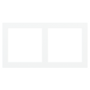 2-fold plastic plate, 60x60 windows
