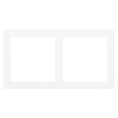 2-fold plastic plate, 60x60 windows