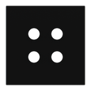 Magnetic square plate Proxima
