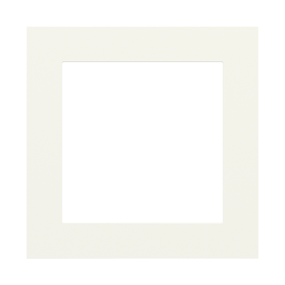 Square plastic plate 55x55 window