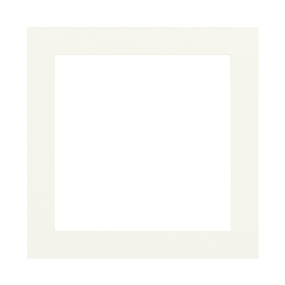 Square plastic plate 60x60 window