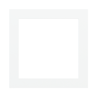 Square plastic plate 60x60 window