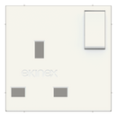 Power socket front cover - Plastic