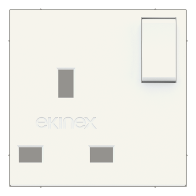 Power socket front cover - Plastic