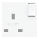 Power socket front cover - Plastic