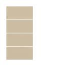 Kit 4 rockers 20Venti series horizontal rectangular (30x15) finish - Fenix NTM