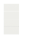 Kit 4 rockers 20Venti series horizontal rectangular (30x15) finish - Fenix NTM