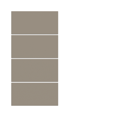 Kit 4 rockers 20Venti series horizontal rectangular (30x15) finish - F