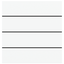 Rectangular horizontal plastic rockers for E13 & E23 (4 pcs.)