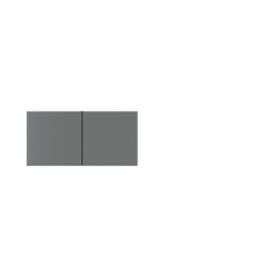 Kit 1 20Venti rectangular rocker for adjustments finish - Metal