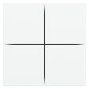 Square plastic rockers for EH2, EF2 and ED2 (4 pcs.)