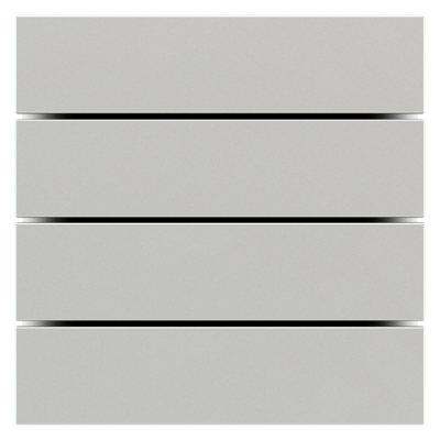 Rectangular horizontal plastic rocker for ED2 (4 pcs.)