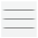 Rectangular horizontal plastic rocker for ED2 (4 pcs.)