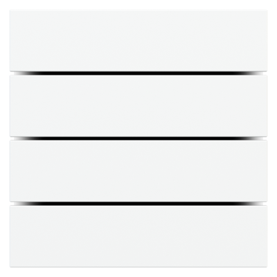 Rectangular horizontal plastic rocker for ED2 (4 pcs.)