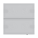 Pushbutton sensor 4.95 Comfort for Gira One and KNX