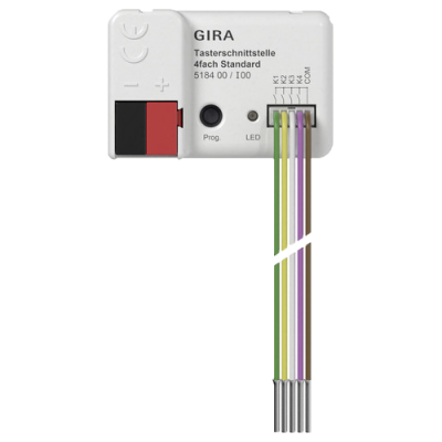 Push-button interface 4x Standard for KNX