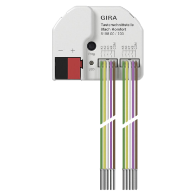 Push button interface 8x Comfort for KNX