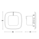 IR Quattro SLIM XS KNX