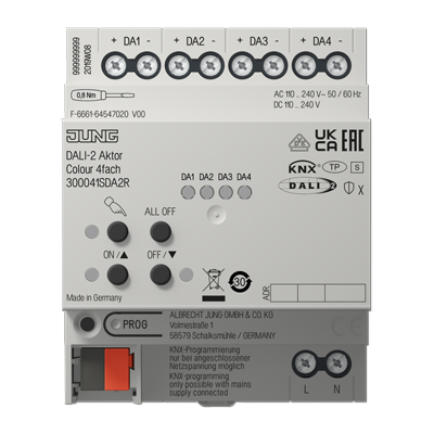 KNX DALI-2 actuator Colour 4-gang, Secure