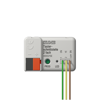 KNX push-button interface, 2-gang Secure