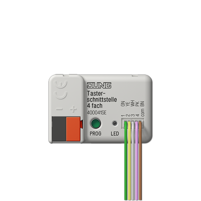 KNX push-button interface, 4-gang Secure