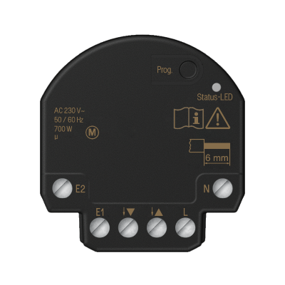 JUNG HOME blinds actuator 1-gang mini with 2 binary inputs