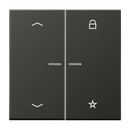 eNet push-button universal 1-gang with arrow symbols - LS Range