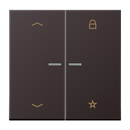 eNet push-button universal 1-gang with arrow symbols - LS Range