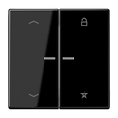 eNet push-button universal 1-gang with arrow symbols - LS Range