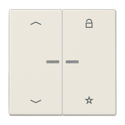 eNet push-button universal 1-gang with arrow symbols - LS Range