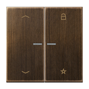 eNet push-button universal 1-gang with arrow symbols - LS Range