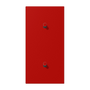 Centre plate with toggle lever "cylinder", 2 x 1 toggle lever, LS 1912 range