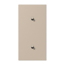 Centre plate with toggle lever "cylinder", 2 x 1 toggle lever, LS 1912 range