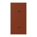 Centre plate with toggle lever "cylinder", 2 x 1 toggle lever, LS 1912 range