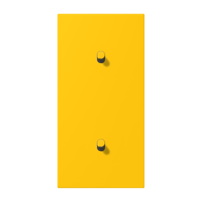 Centre plate with toggle lever "cylinder", 2 x 1 toggle lever, LS 1912 range