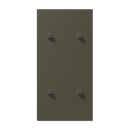 Centre plate with toggle lever "cylinder", 2 x 2 toggle levers, LS 1912 range