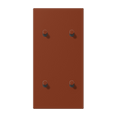 Centre plate with toggle lever "cylinder", 2 x 2 toggle levers, LS 1912 range